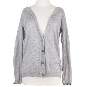 Stella McCartney Women's Size 44 Large Blue Cardigan Sweater Knit Back Strap Top
